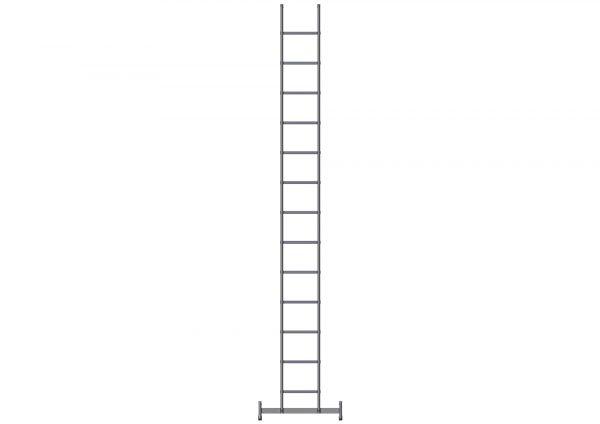 Vue 3D face Echelle simple SA 13 échelons