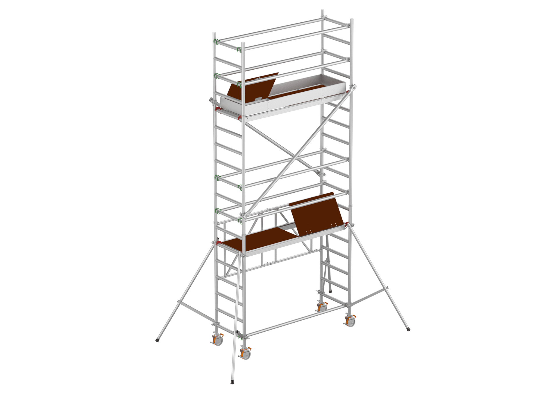 F070000130_NOVA_130_ARRIERE Échafaudage roulant NOVA (F070000130_NOVA_130_ARRIERE) | Fortal