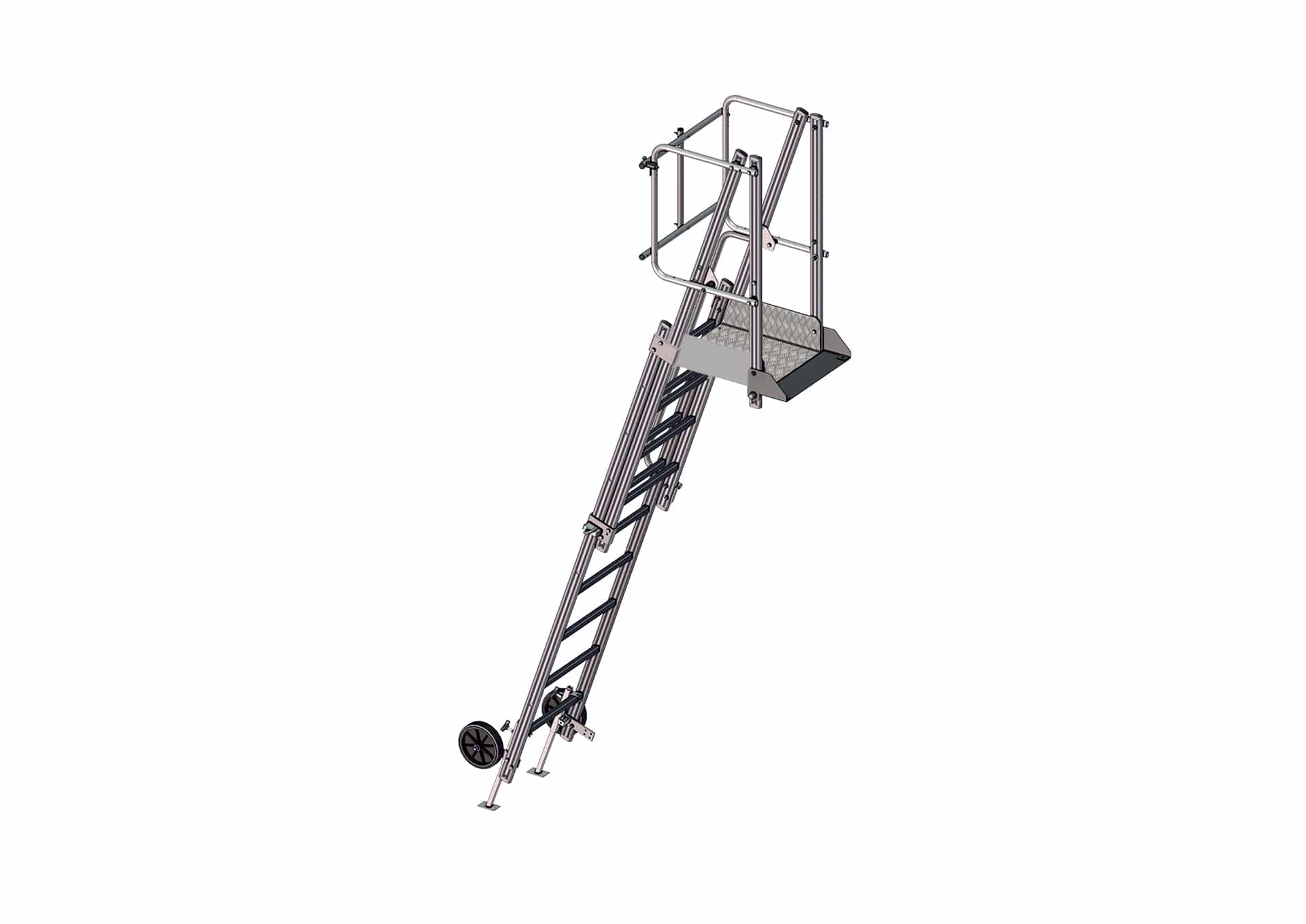 F090165012_PAD_ARRIERE Vues 3D arrière de la plateforme PAD