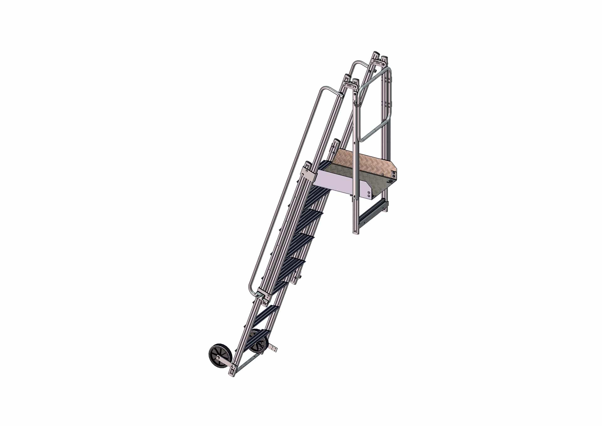 F090169002_Bungalow_ARRIERE Vues 3D arrière de la plateforme bungalow