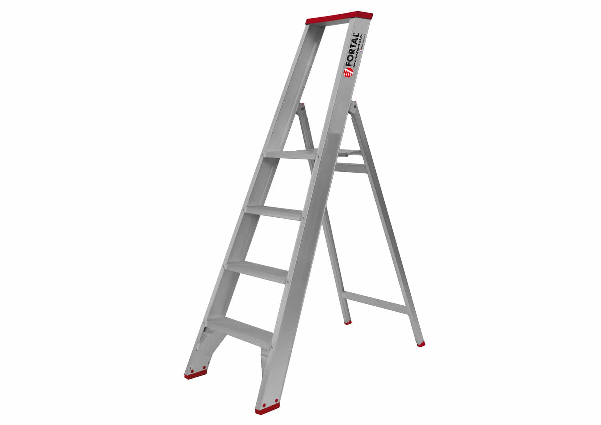 F050820004_Escabeau_fixe_SOLIDE_simple_acces_4_marches F050820004 Escabeau fixe SOLIDE simple accès 4 marches