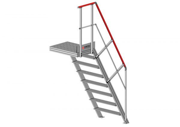Escalier à palier inclinaison 60° (F812602000-080_ESCALIER_PALIER_60deg_8marches_larg800_ARRIERE) | Produits standards > Escaliers