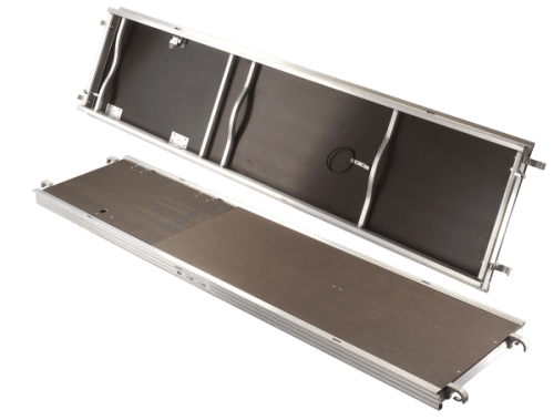 Plancher aluminium/bois