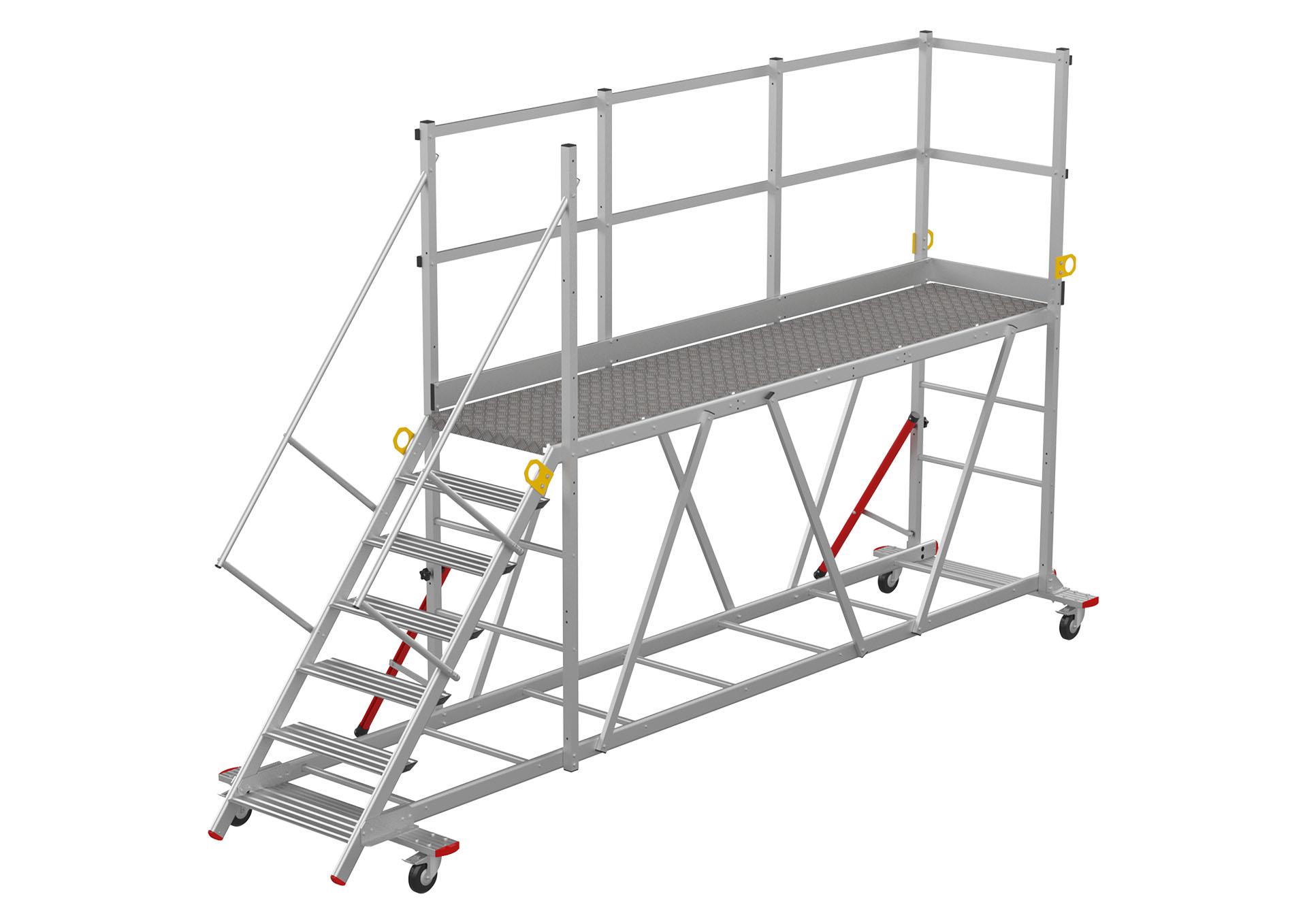 Quai de chargement et déchargement gamme CLASSIC (F808000300_QUAI_3m_CLASSIC_AVANT) | Fortal