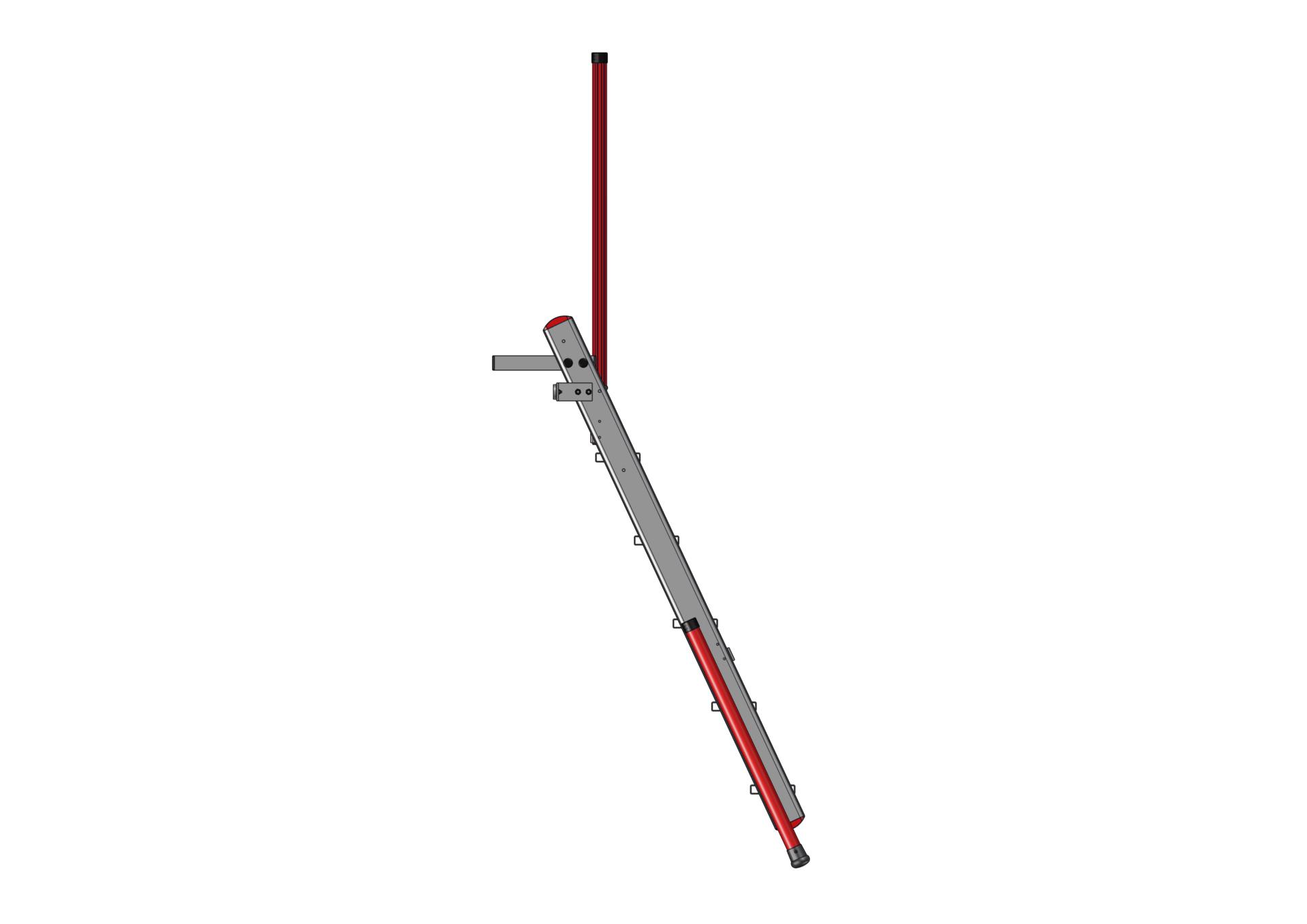 F808100005_ECHELLE_ACCES_CAMION_COTE Échelle d’accès camion – main courante repliable (F808100005_ECHELLE_ACCES_CAMION_COTE) | Produits standards > Echelle professionnelle > Plateforme BTP > Chargement / déchargement camions