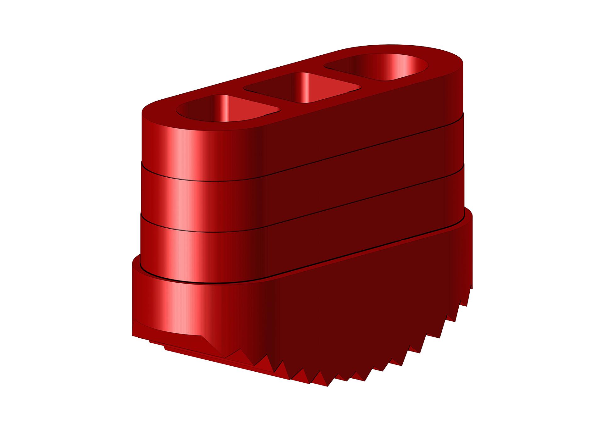 A750016527 Patin rouge 65×25 | Fortal