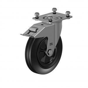 Roue pivot Ø200 mm (F030800025 Roue pivot Ø200 mm) | Pièces détachées > Roues, traverses et système de levier