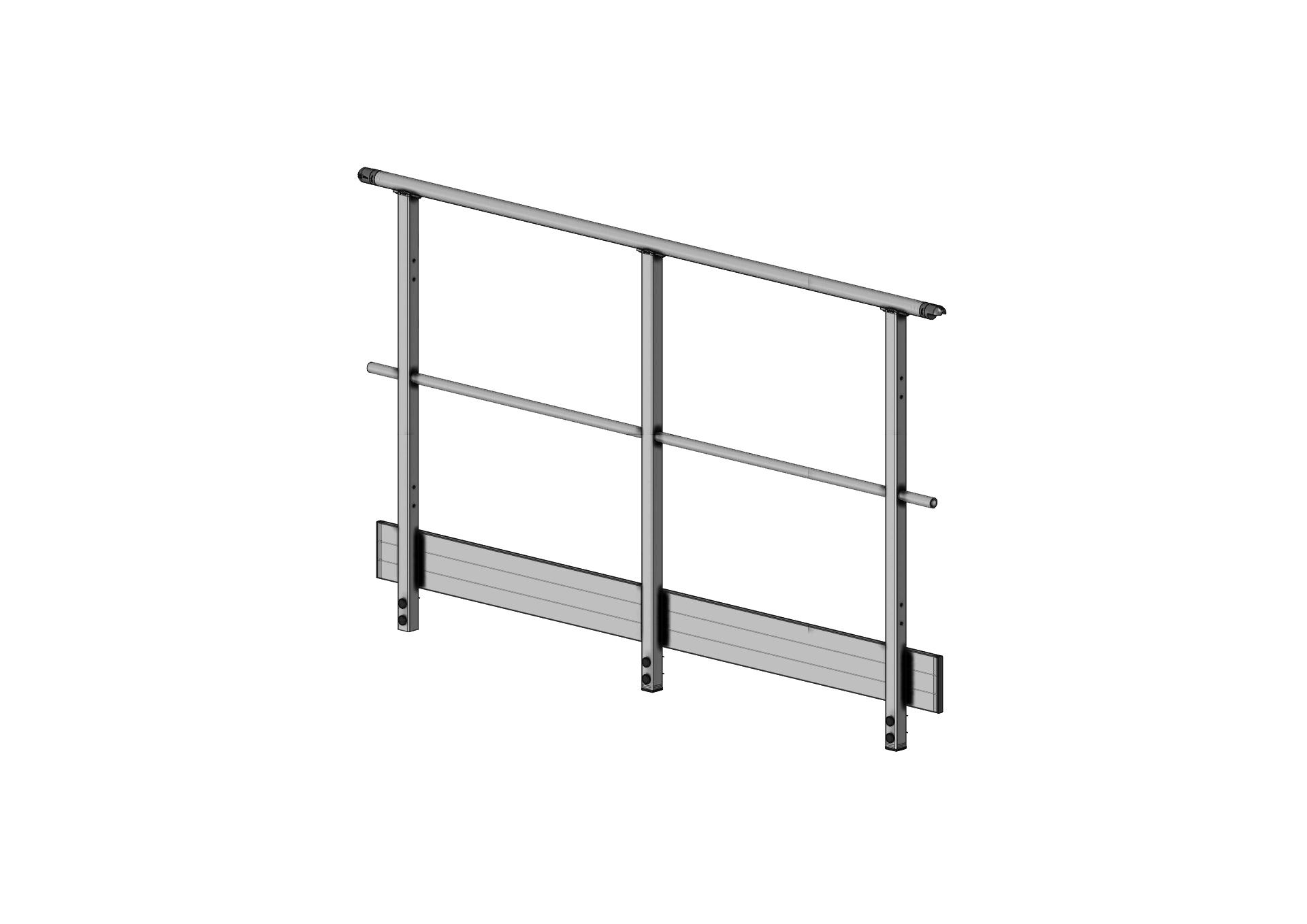 F801140017-001_Garde-corps latéral accès benne long. 2000 Garde-corps latéral pour accès bennes à déchets CONFORT long.2000 mm (F801140017-001_Garde-corps latéral accès benne long. 2000) | Produits standards > Pièces détachées > Garde-corps, portillons et raccords