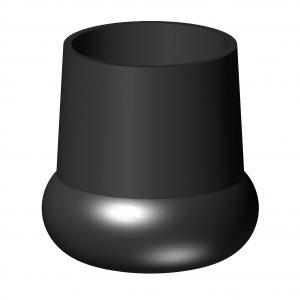 Bouchon noir Ø40 mm pour stabilisateurs (A751120040 Bouchon PSB 40 N) | Pièces détachées > Bouchons > Stabilisateurs