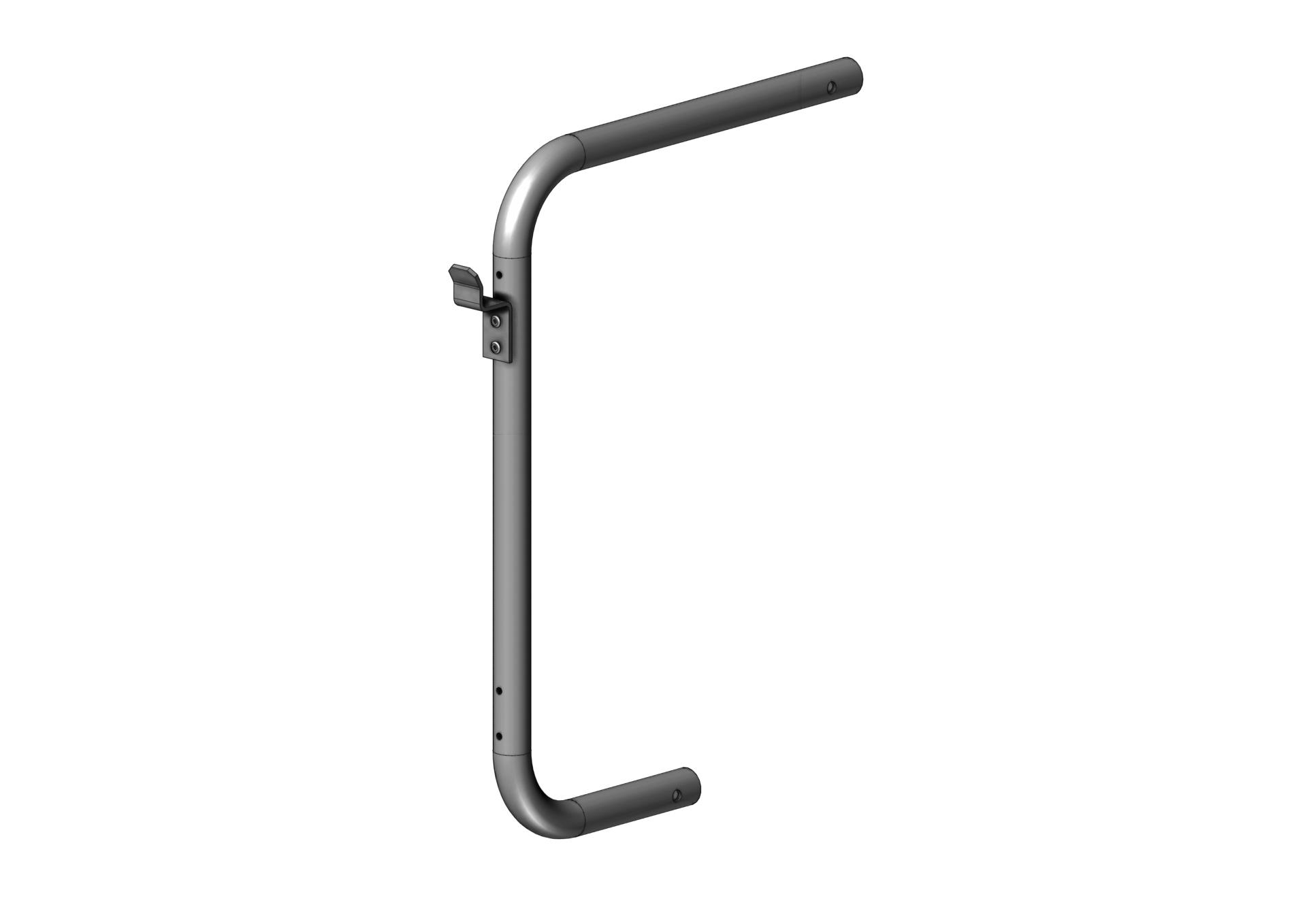 F030090046 Garde-corps latéral + support S Pièce détachée - Garde-corps latéral + support S pour plateforme entre banche