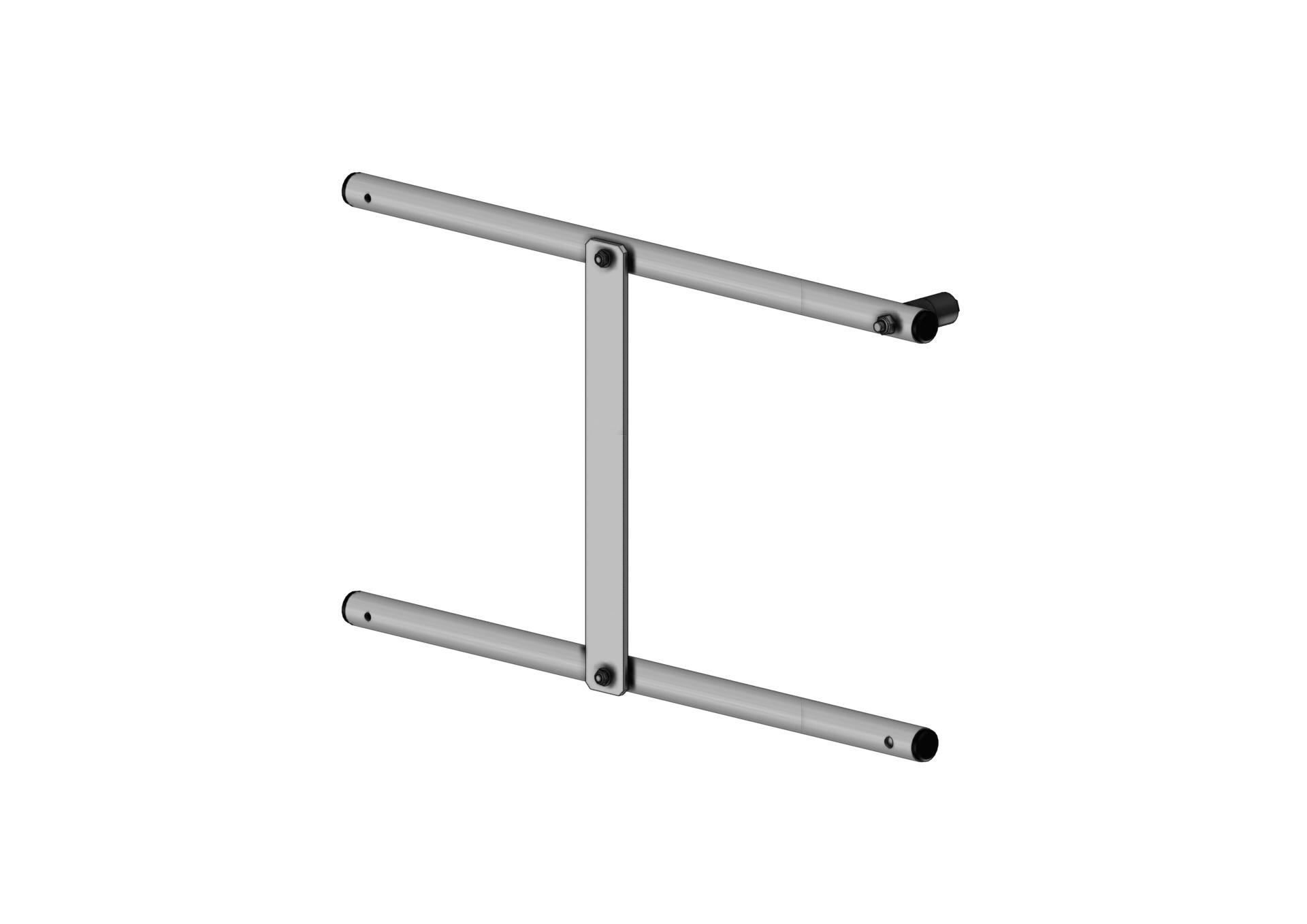 Pièce détachée - Garde-corps pour plateforme entre banche réglable en hauteur