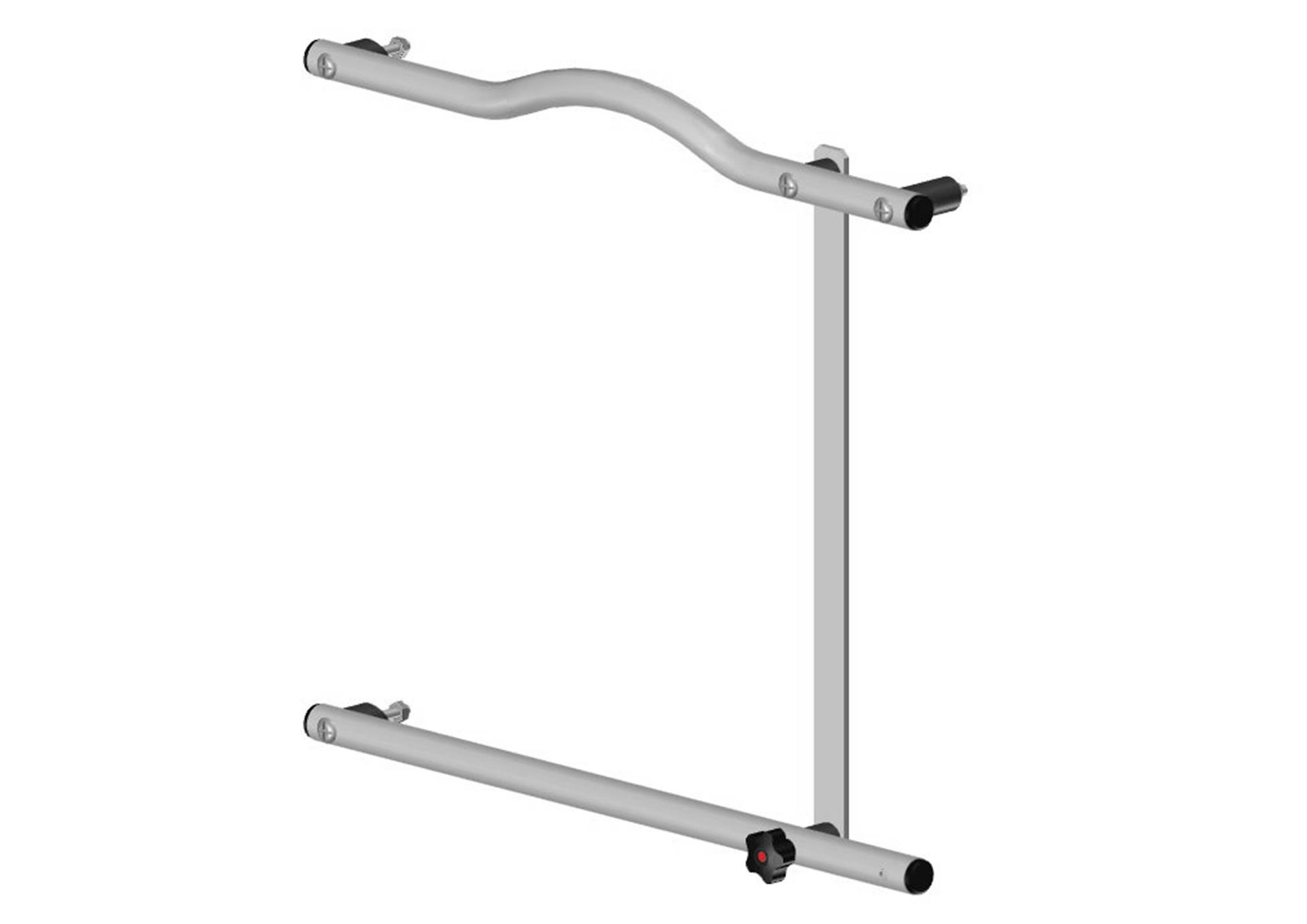 Pièce détachée - Garde-corps rabattable pour plateforme entre banche pliable