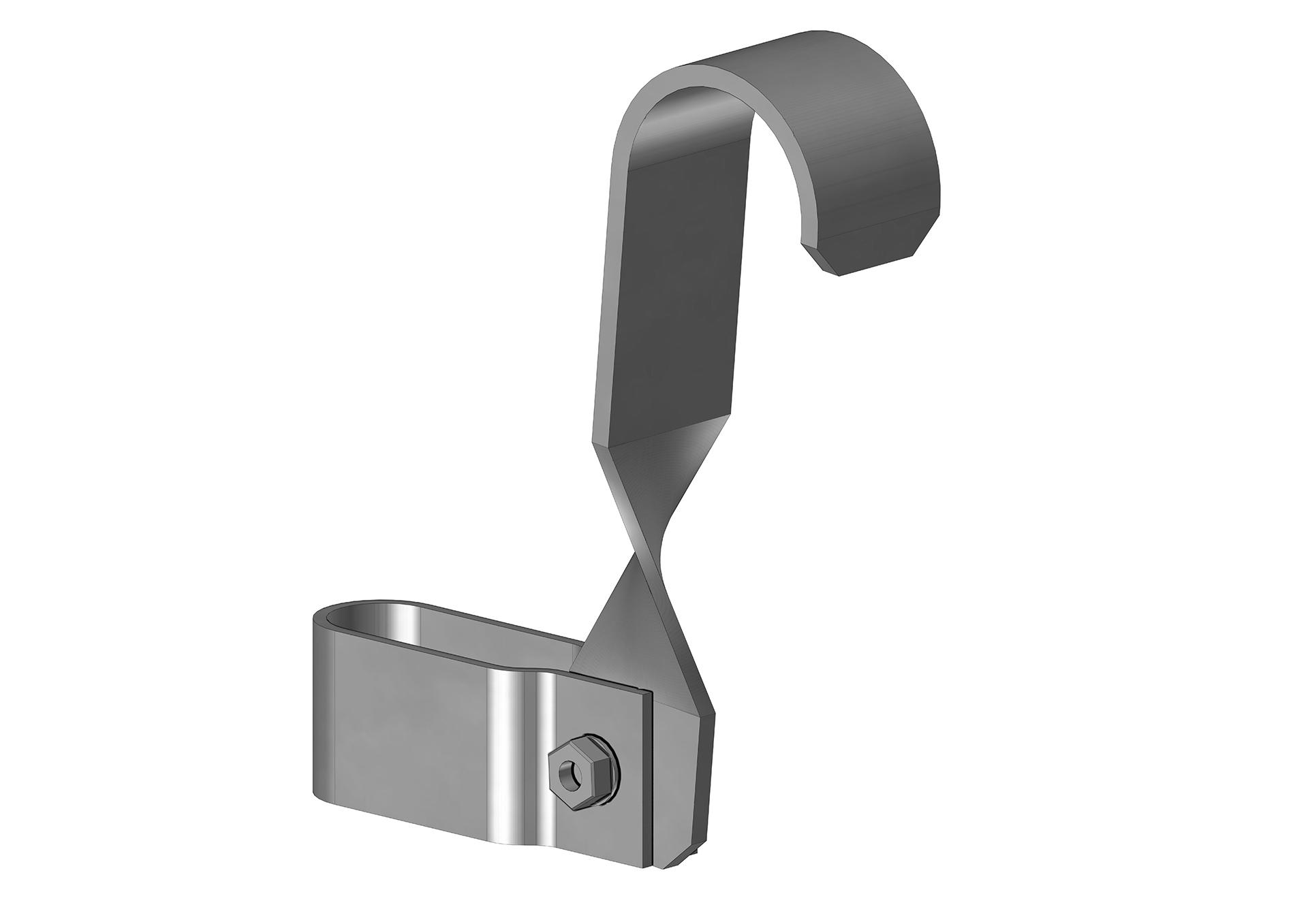 Crochet Alu réglable rond M.65