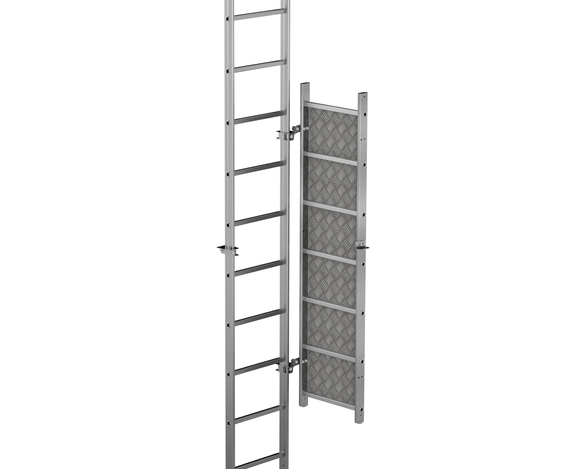 F600700005_Porte_condamnation_OUVERTE Condamnation d'accès pour échelle à crinoline : porte ouverte