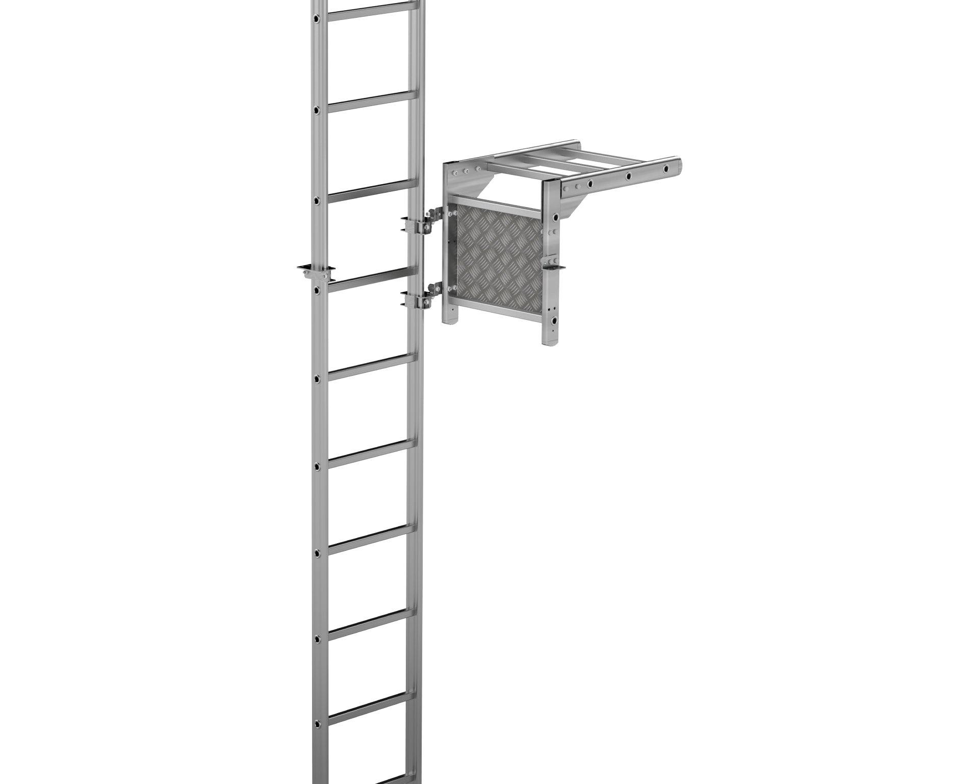 F600700015_Demi_porte_et_opercule_OUVERTE Condamnation d'accès pour échelle à crinoline : demi porte avec opercule ouverte