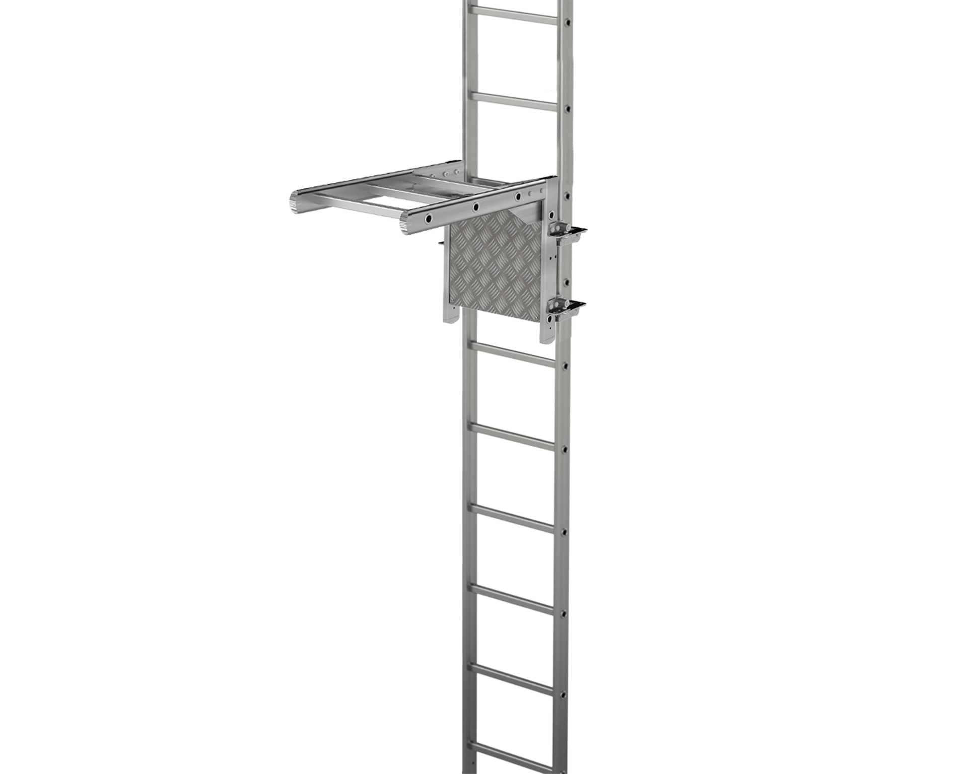 F600700015_Demi_porte_opercule Condamnation d'accès pour échelle à crinoline : demi porte avec opercule fermé