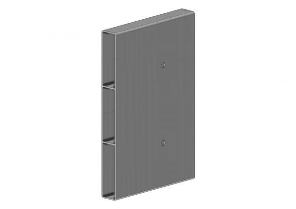 Plinthe aluminium longueur 6020 mm x hauteur 150 mm