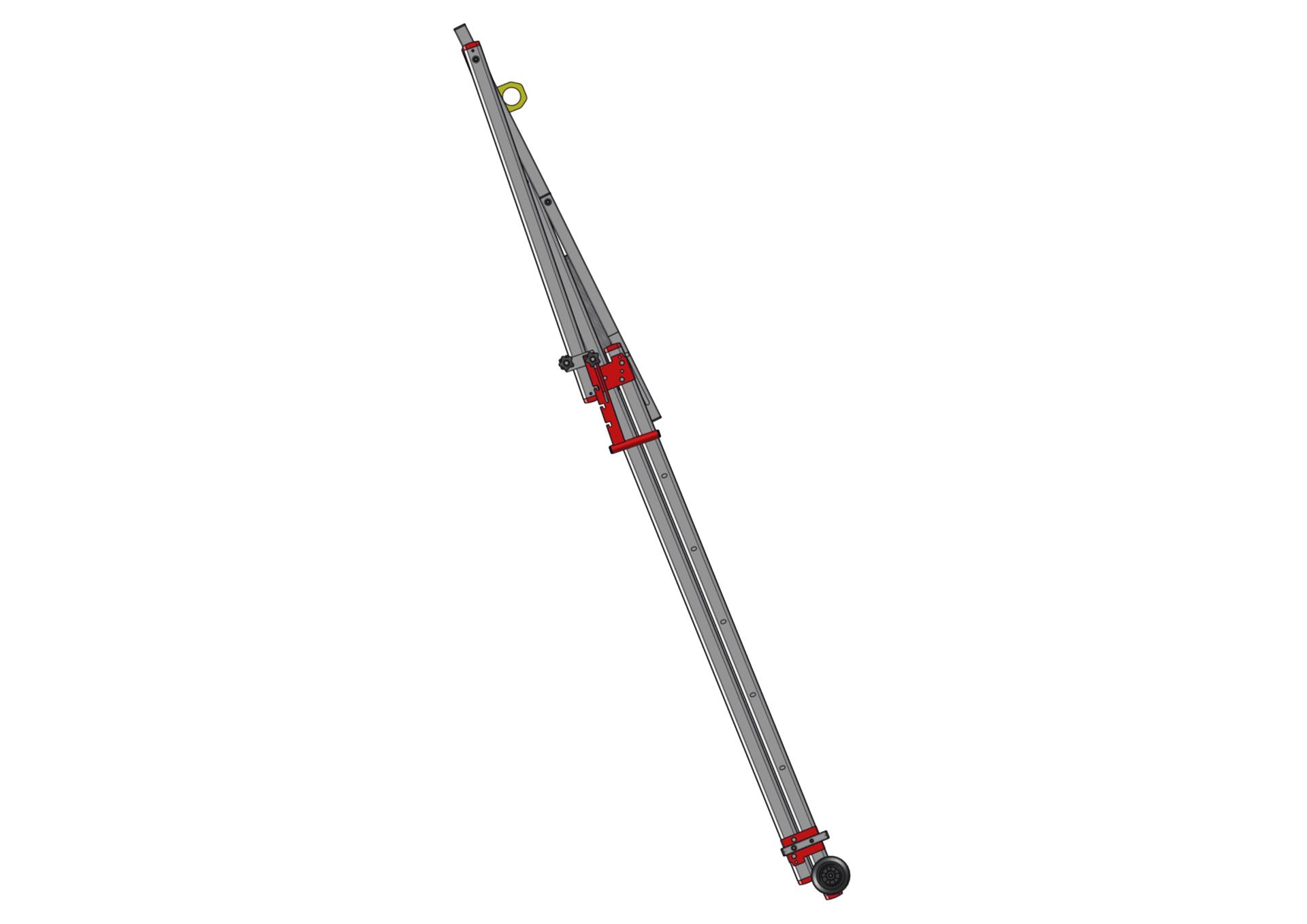F090160051_PAP_REPLIABLE_REPLIEE_COTE Plateforme accès prémur PAP pliable et réglable en hauteur (F090160051_PAP_REPLIABLE_REPLIEE_COTE) | Produits standards > Plateforme BTP