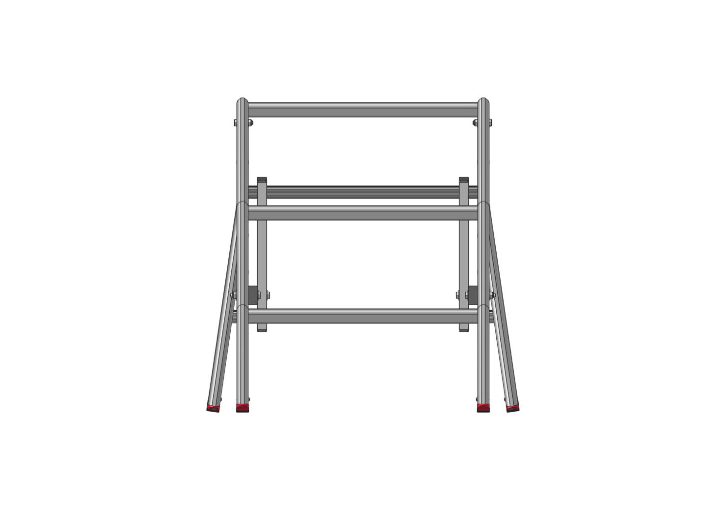 F050380003_EPSA_230_3marches_FACE Vue 3D face du marchepied EPSA 230 3 marches