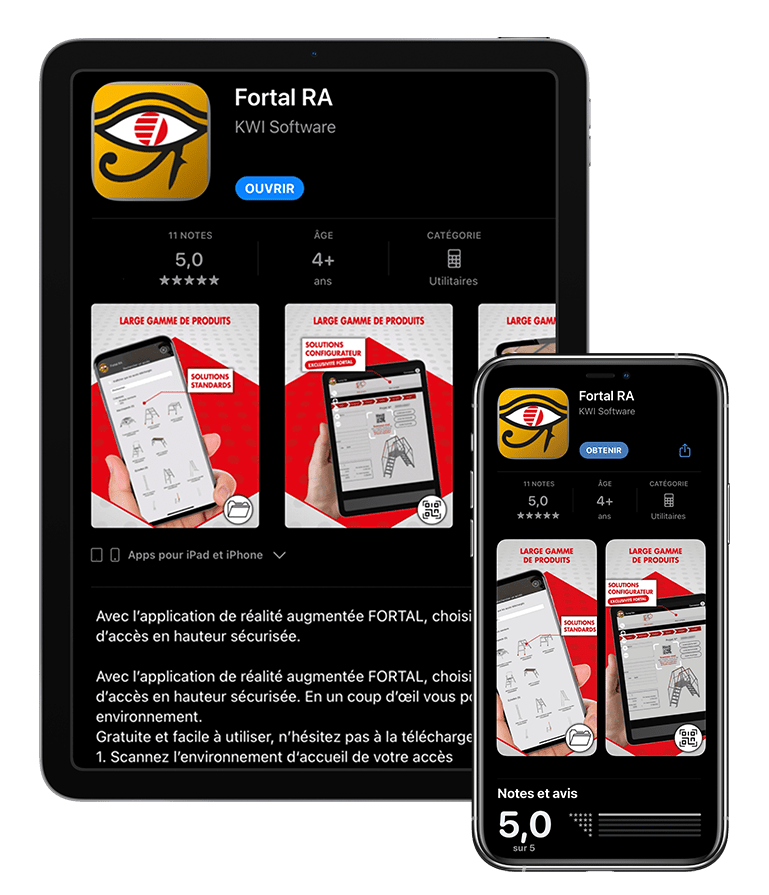 FORTAL RA, notre application de réalité augmentée (TABLETTE_PHONE_FORTAL_RA) | Fortal