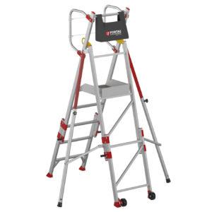 Vues 3D arrière de la PIR ADJUST 3 à 5 marches