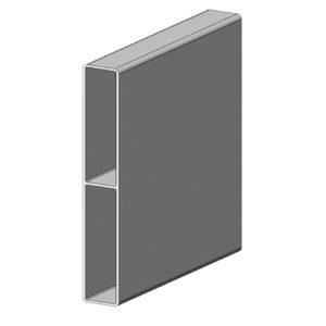 Plinthe aluminium longueur 6020 mm x hauteur 100 mm (A859606020_PLINTHE_100x17) | Produits standards > Pièces détachées > Planchers, plinthes et échelles pour échafaudages