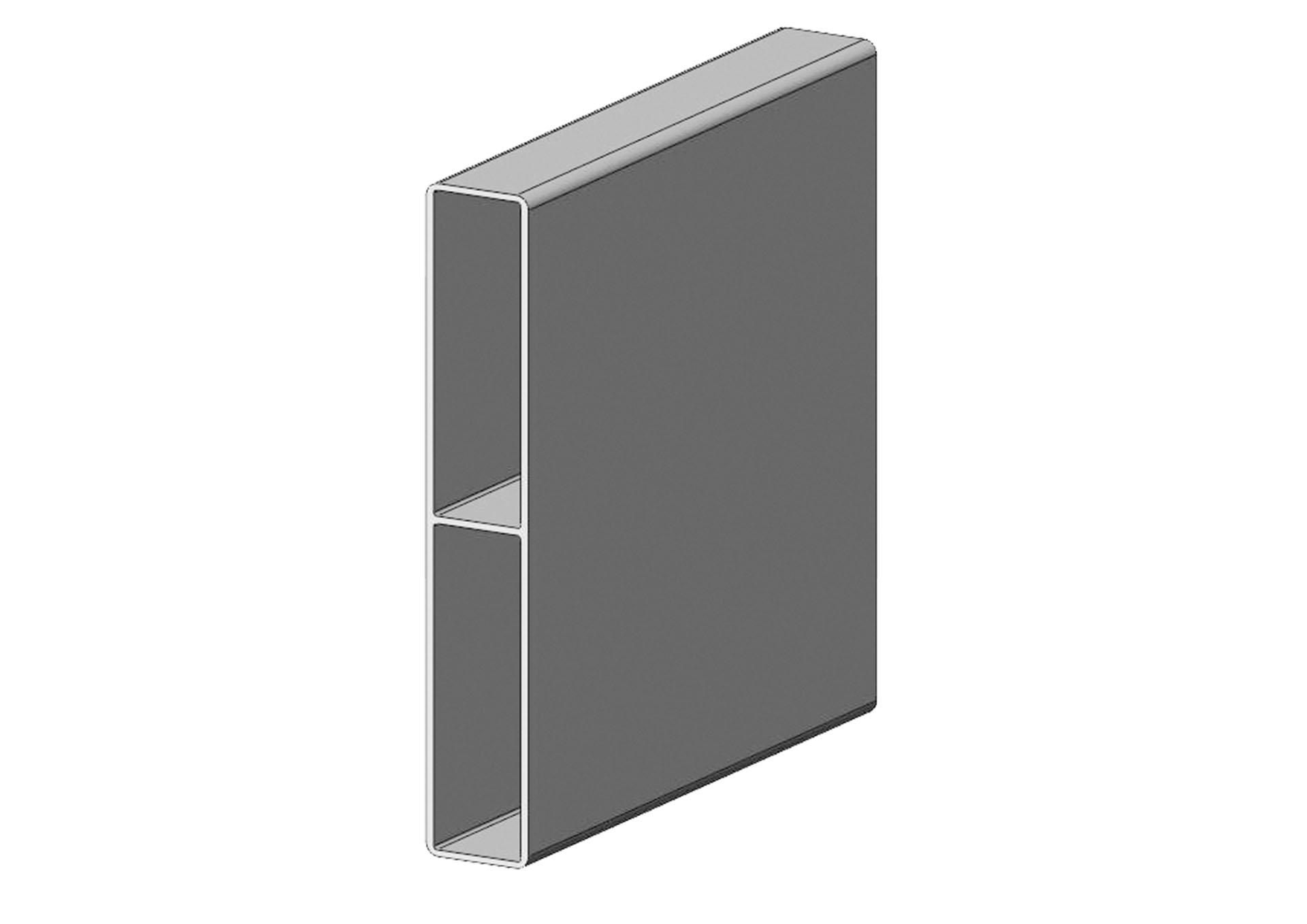 Plinthe aluminium longueur 6020 mm x hauteur 100 mm (A859606020_PLINTHE_100x17)