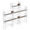 Echafaudage de façade FORTALU multidirectionnel 68m² pignon