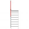Treppe mit Podest Neigungswinkel 60°
