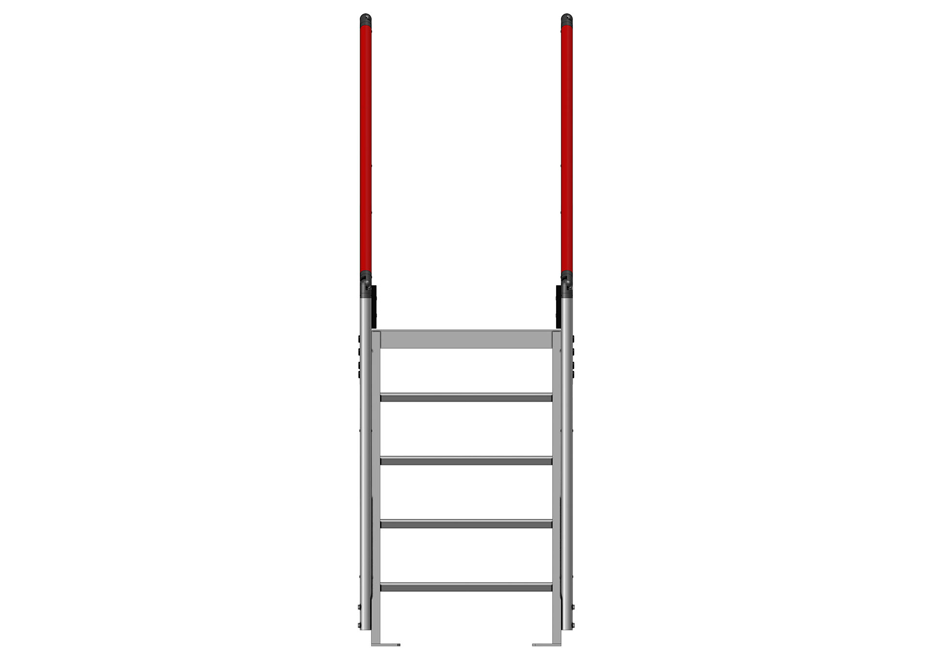 Doppelte Treppe gleicher Zugang Neigungswinkel 45° Doppelte Treppe gleicher Zugang Neigungswinkel 45°